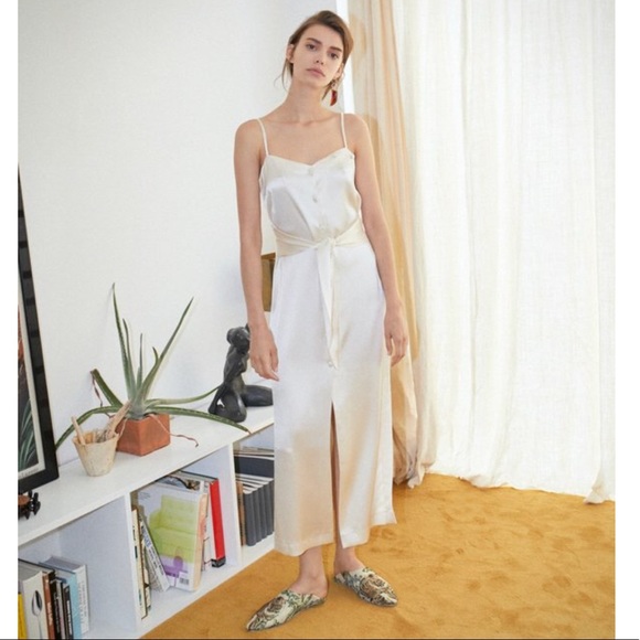 nanushka satin dress